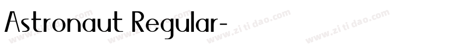 Astronaut Regular字体转换